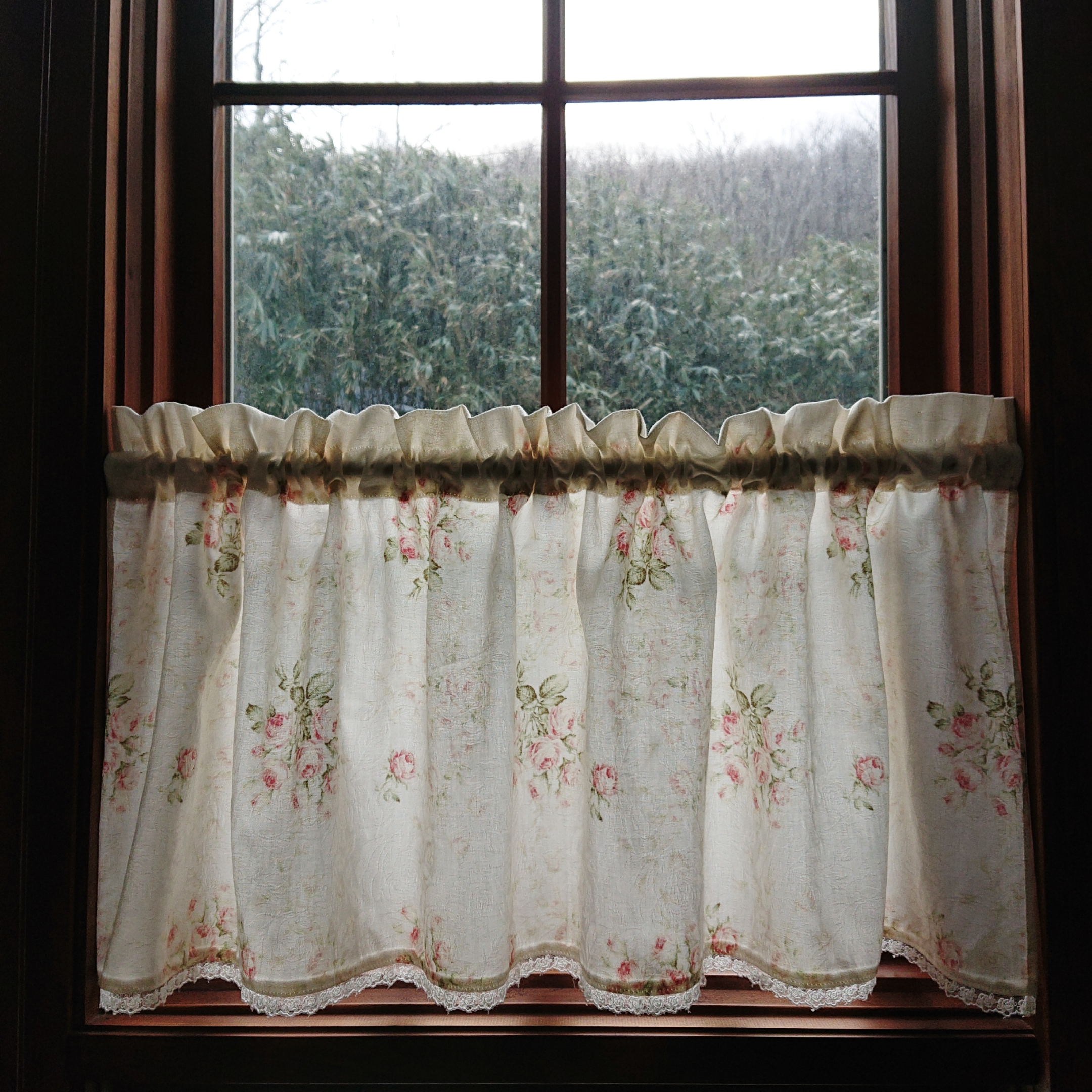 カフェカーテン フランス アンティーク カーテン