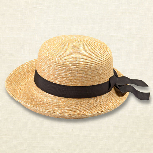 完売○マノン 麦わら エッジアップ(ダブル) ナチュラル [UK-H040-NA-58