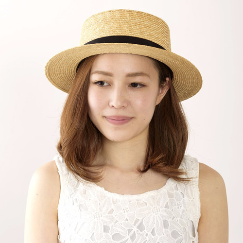 田中帽子店Marin/f（マラン/フェム）女性用カンカン帽子／7-8mm
