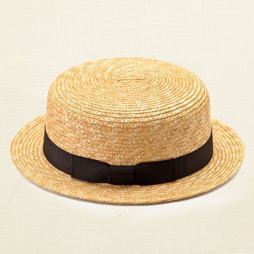 マラン Marin つば短 カンカン 麦わら帽子 子供・キッズ用 54cm [UK