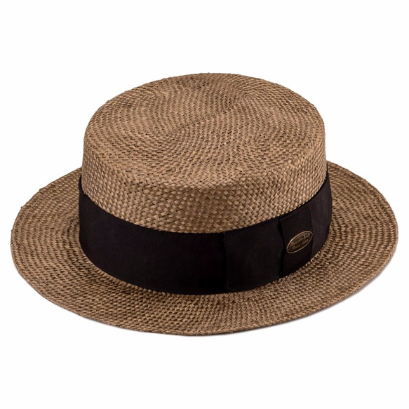 完売○Margot/h(マルゴ / オム) ケンマ草 カンカン帽 ブラウン（60cm