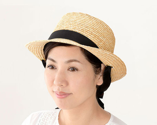 田中帽子店 ポークパイ　ロングリボンハット ティナ Amazon | [田中帽子店] Tina (ティナ) ポークパイ ロングリボン