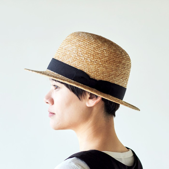 完売○Iris イリス 麦わら 女性用 ポーラーハット 57.5cm [UK-H075-NA