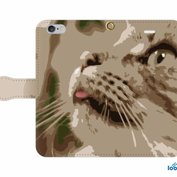 【受注生産】猫フォトデザイン。オリジナルスマホケース手帳型No.16 4枚目の画像