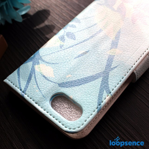 受注生産】イロドリの森No.6/オリジナル手帳型スマホケース iPhone  