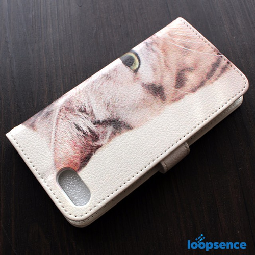 受注生産】猫フォトデザイン。オリジナルスマホケース手帳型No.21  