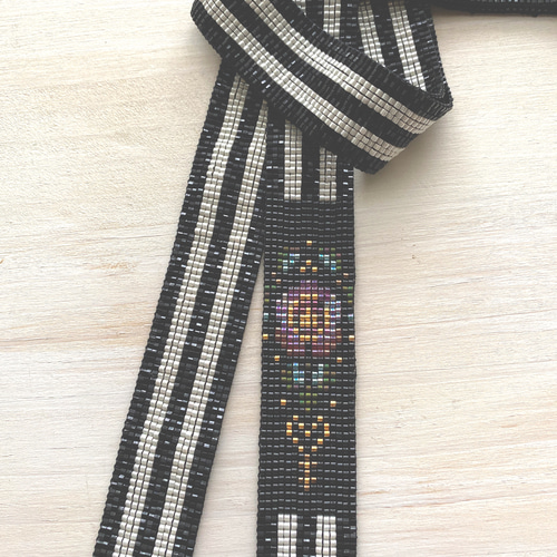 ラリエット！】【ビーズ織り機を使った、ステキなお品！】【一点