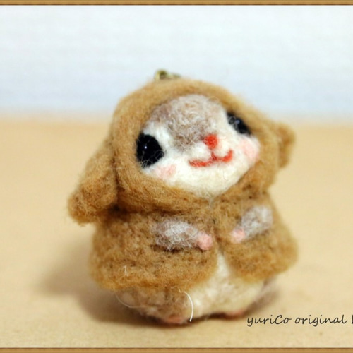 羊毛フェルト 幸せのお守り 癒しの妖精✿momoちゃん トイ