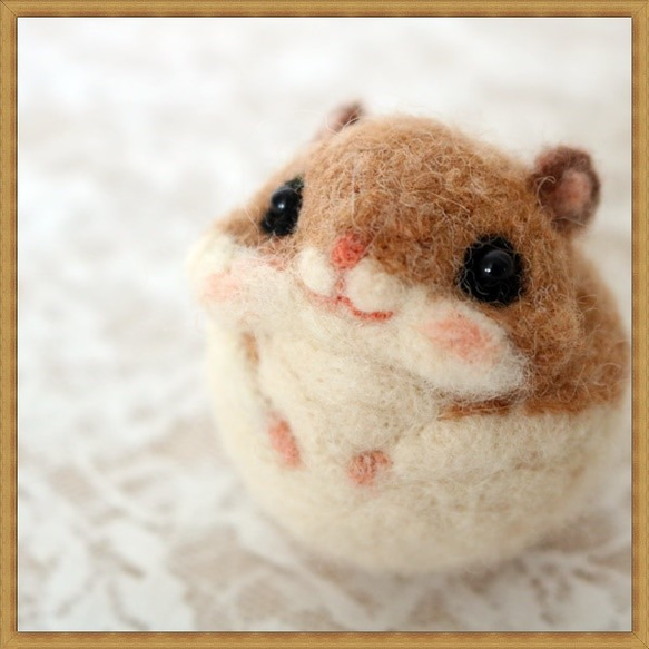 ▽羊毛フェルト ▽羊毛フェルトハムスター ▽羊毛ハムスター