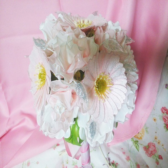 アメリカンフラワーブーケ hanawithheart_tamerikanbouquet