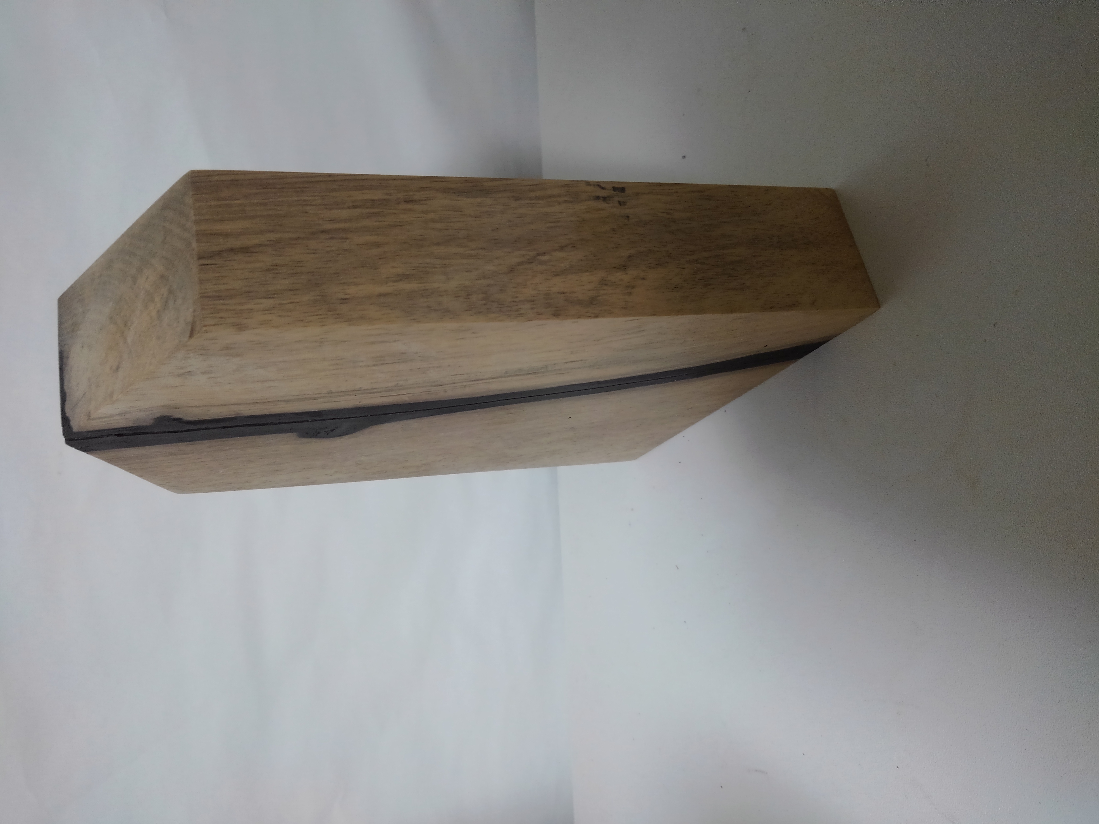 送料無料　銘木　黒柿　表札に置物に