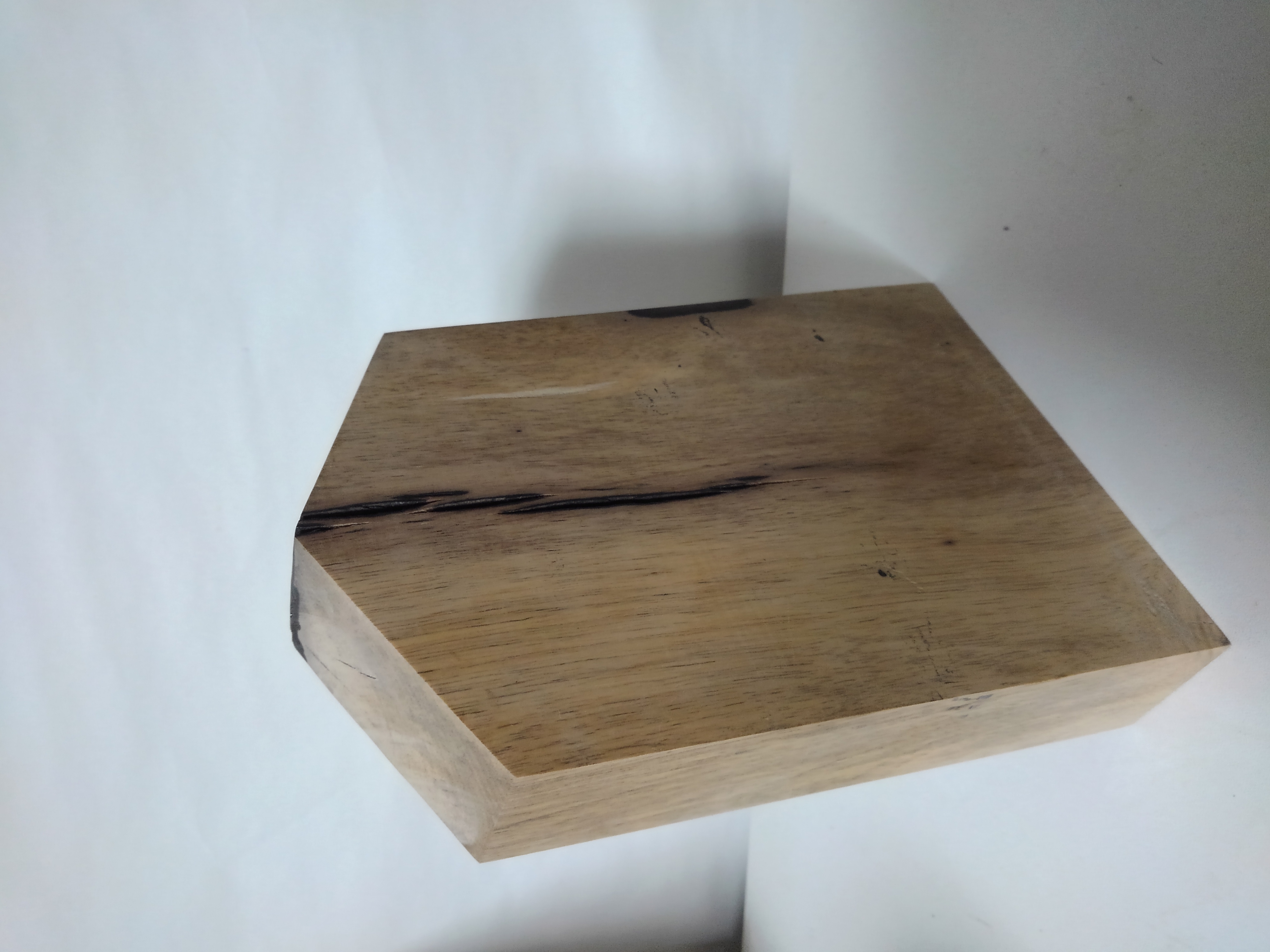 送料無料　銘木　黒柿　表札に置物に