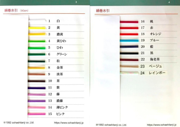 水引ハート型の製造キット　あわじ結びの応用【初心者さん向け】絹巻水引の全色セット付　or　人気7色付　クリックポスト発送 3枚目の画像