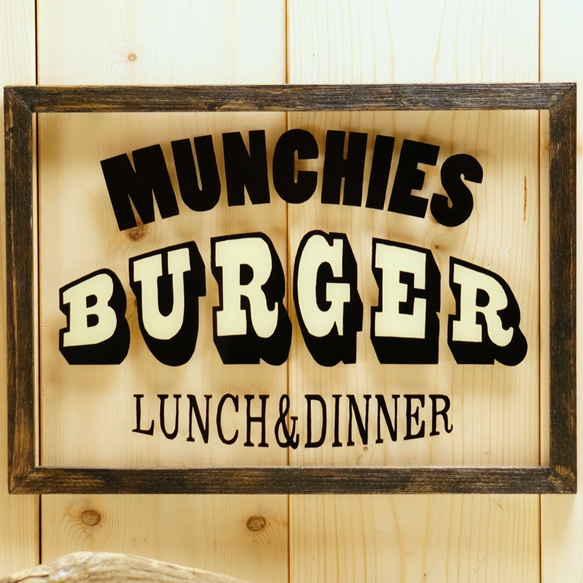 サインペインティングアート・MUNCHIES BURGER 2枚目の画像