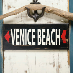 ウッドサインボード VENICE BEACH 2枚目の画像