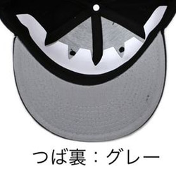 スナップバック CAP　色：ブラック【送料無料】帽子　（大きめ）OTTO 4枚目の画像