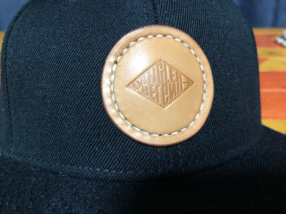 スナップバック CAP　ロゴデザイン 色：ブラック【送料無料】帽子　（大きめ）OTTO 2枚目の画像