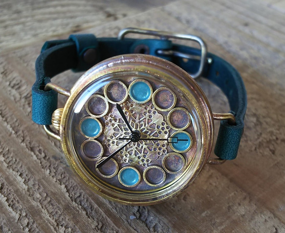 kaleidoscope　手作り時計 2枚目の画像