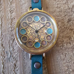 kaleidoscope　手作り時計 3枚目の画像