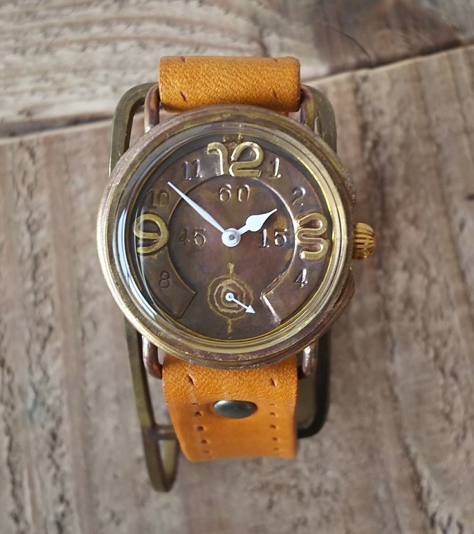 horse shoe　手作り時計　スモールセコンド