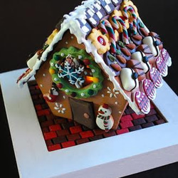 お菓子の家 スイーツランプ （ヘクセンハウス）クリスマス　送料無料！ 1枚目の画像