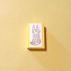 マッチ箱入りビリビリにゃんこ（トラ） 1枚目の画像