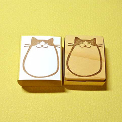 ぽっちゃりはちわれ猫 2枚目の画像