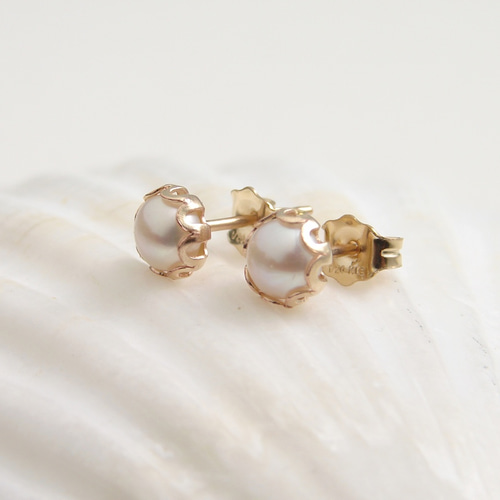 【新品未使用】SATOMI KAWAKITA 14K小さな淡水パールのピアス ちいさな淡水パールのピアス - Satomi Kawakita Jewelry - weeksdays