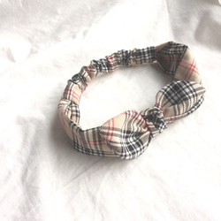 BURBERRY チェック柄 ヘアバンド BURBERRY チェック柄 ヘアバンド 試着のみ BURBERRY チェック柄 ヘア