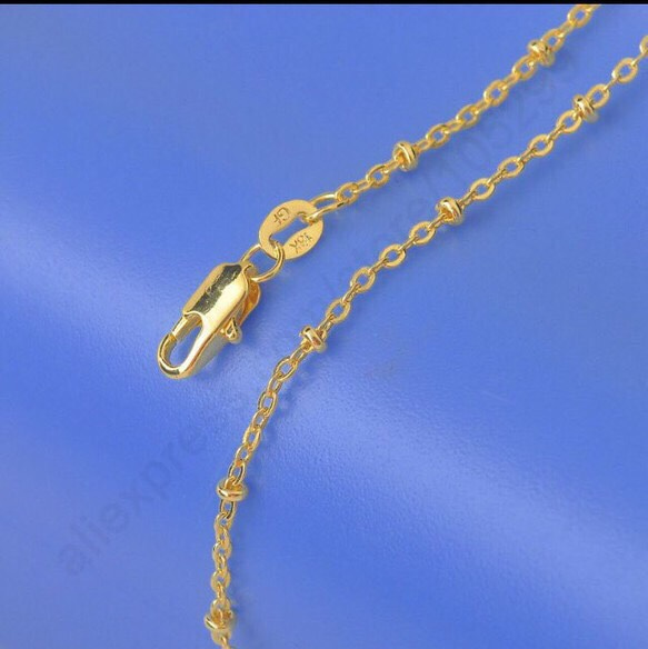 18金コーティング刻印有♡18kgfデザインネックレス各種ゴールドコーティング フィールド 14kgf  14kgp 5枚目の画像