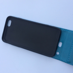 iPhone全機種対応 ボヘミアン レザー 曼荼羅 チマヨ柄 型押し スマホケース iPhoneX対応 オルテガ 西海岸 3枚目の画像