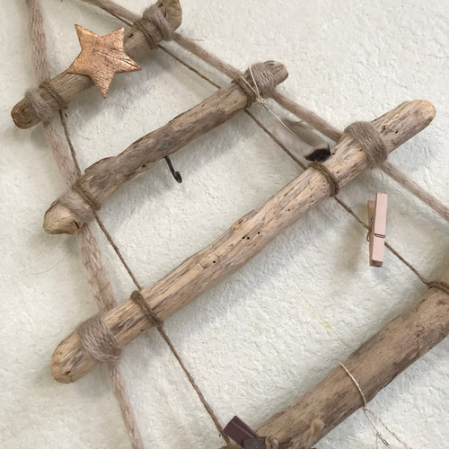 フォトクリップ&フック付✴︎クリスマス ウォール ツリー インテリア