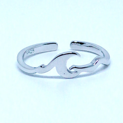 silver925  wave ring silver 2枚目の画像