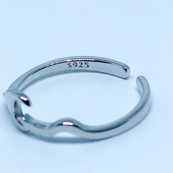 silver925  wave ring silver 4枚目の画像