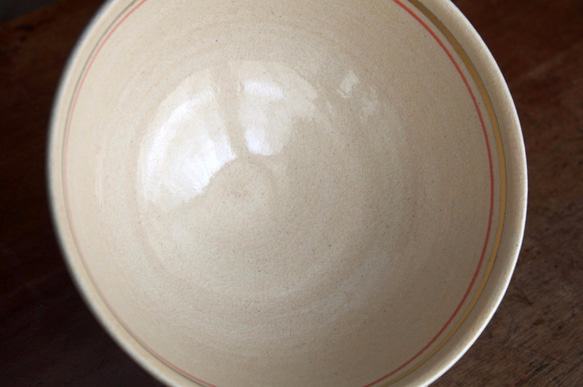 カフェオレボウル　青い花 3枚目の画像