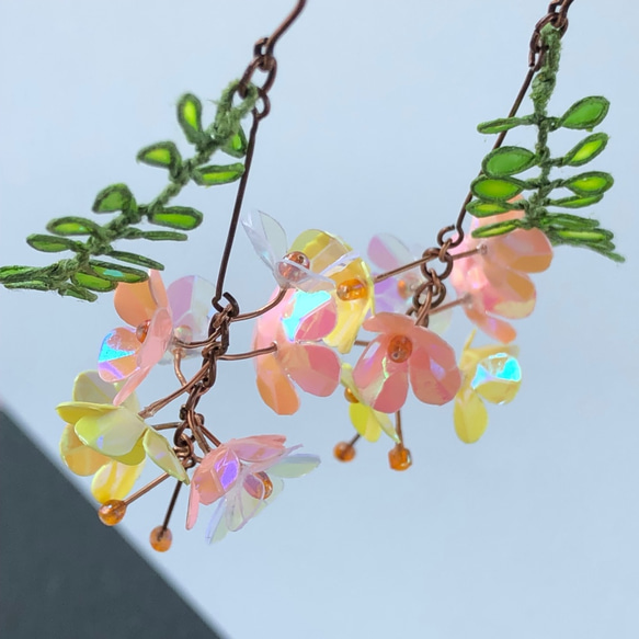 ハワイの花ピアス ＊ シャワーツリー ＊ Garden006 1枚目の画像