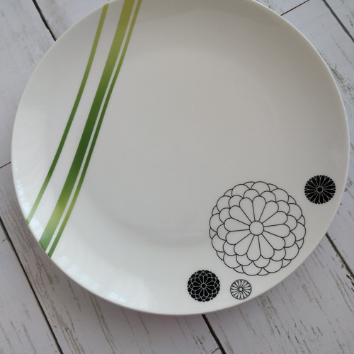 希少！スージークーパーの代表作「ウッドペッカー」22.5cmプレート、1932年 希少！スージークーパーの代表作「ウッドペッカー」22.5cmプレート