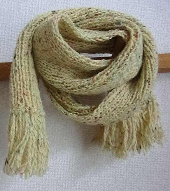 手編みマフラー（シンプル） マフラー reiko 通販 1563537｜Creema