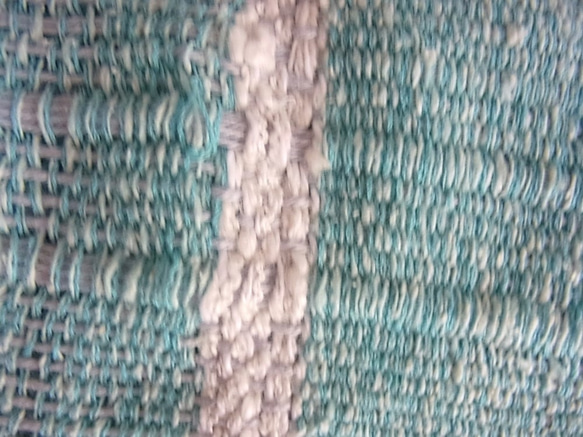 手織りマフラー（青海と白波） 5枚目の画像
