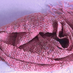手織りマフラー（カラフルマフラー） 2枚目の画像