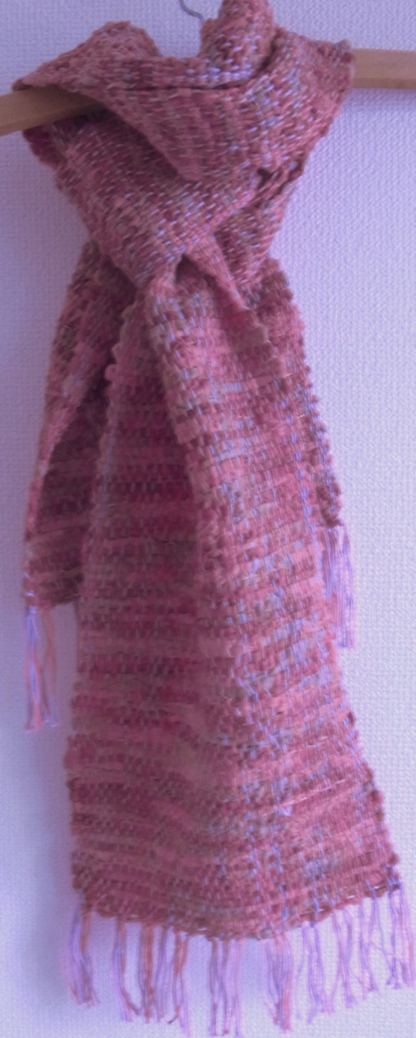 手織りマフラー（カラフルマフラー） 5枚目の画像
