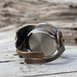 天然石と時計の指輪【ユナカイト】 4枚目の画像