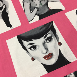 昭和ファッション パネル　ピンク 4枚目の画像