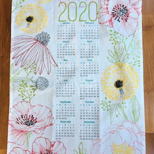 ファブリックカレンダー2020 生地 lasoeur 通販｜Creema(クリーマ  