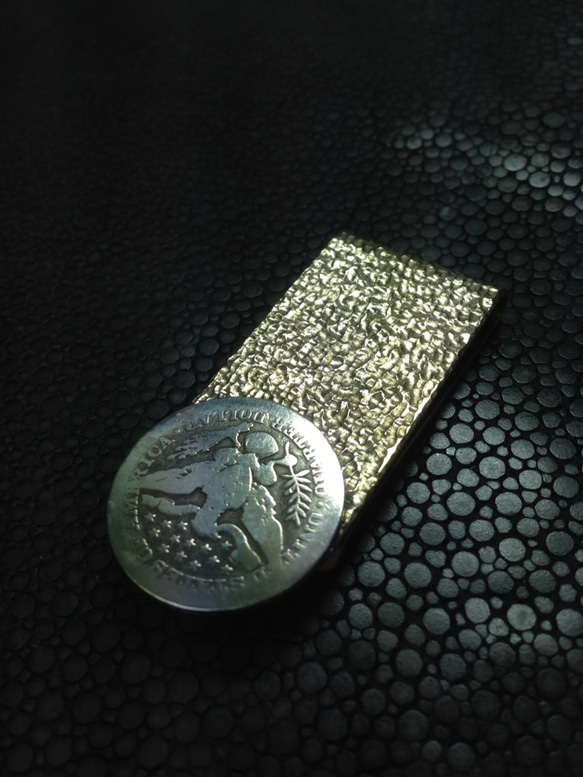 BARBER Silver900 Coin Money Clip 1枚目の画像