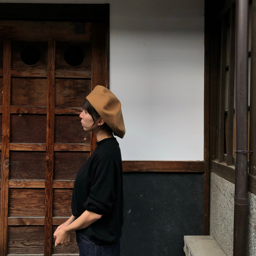 スーパービッグベレー帽 キャメル ベレー帽・ハンチング Funny