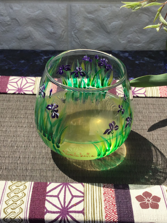 〖倒綠茶，完成工作！森輪的玻璃茶具在水面上搖曳’搖曳的玻璃【Duriwa】1件 第5張的照片