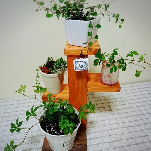 観葉植物台　花台　プランター台　飾り棚 フラワースタンド プランタースタンド 5段 キャスター付 多機能