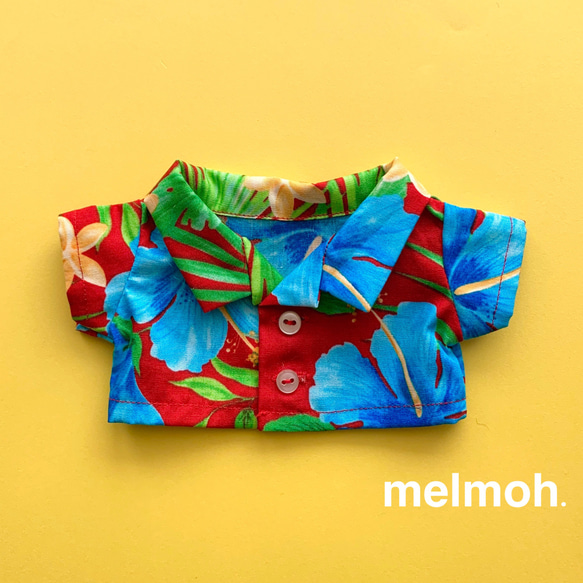 HONUアロハシャツぬいぐるみ2体セット HONUアロハシャツぬいぐるみ2体セット ちびぬい 服 アロハシャツ