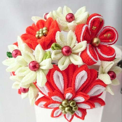 つまみ細工 髪飾り 6f0306592c718ee5bb254dae9d8136